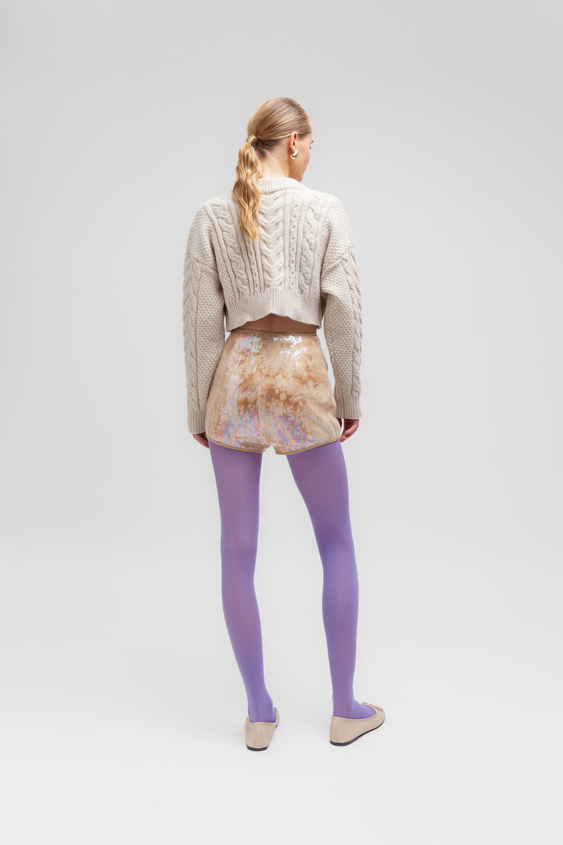 Weili zheng Culotte in paillettes Vendita Economica