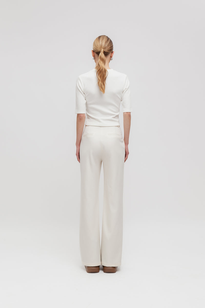 Weili zheng Pantalone flare in gabardina Vendite Flash