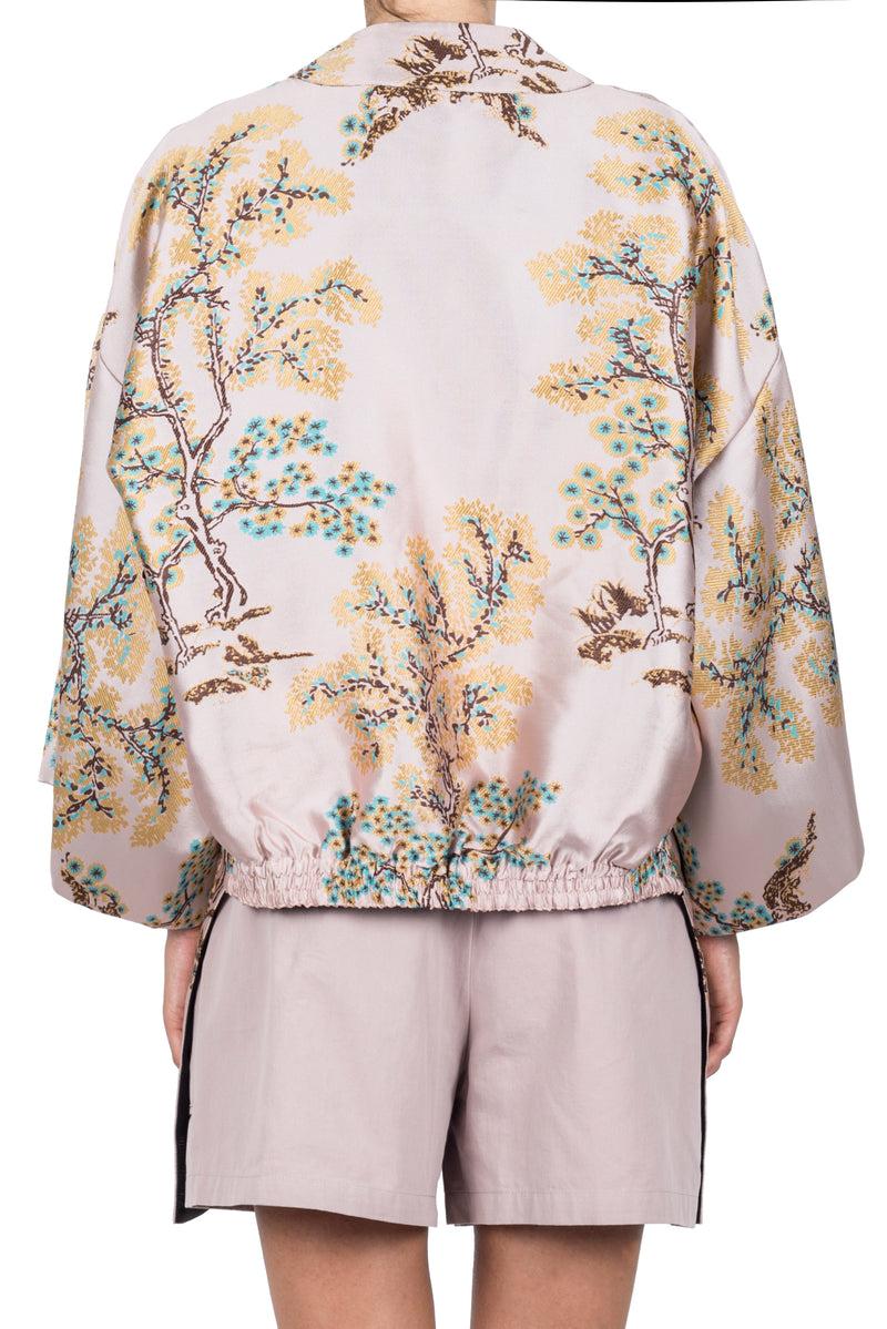 Weili zheng Kimono bomber broccato 2025
