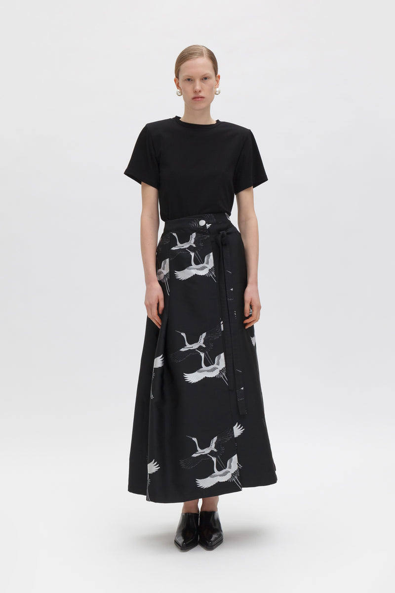 Weili zheng Maxi gonna in jaquard Italy