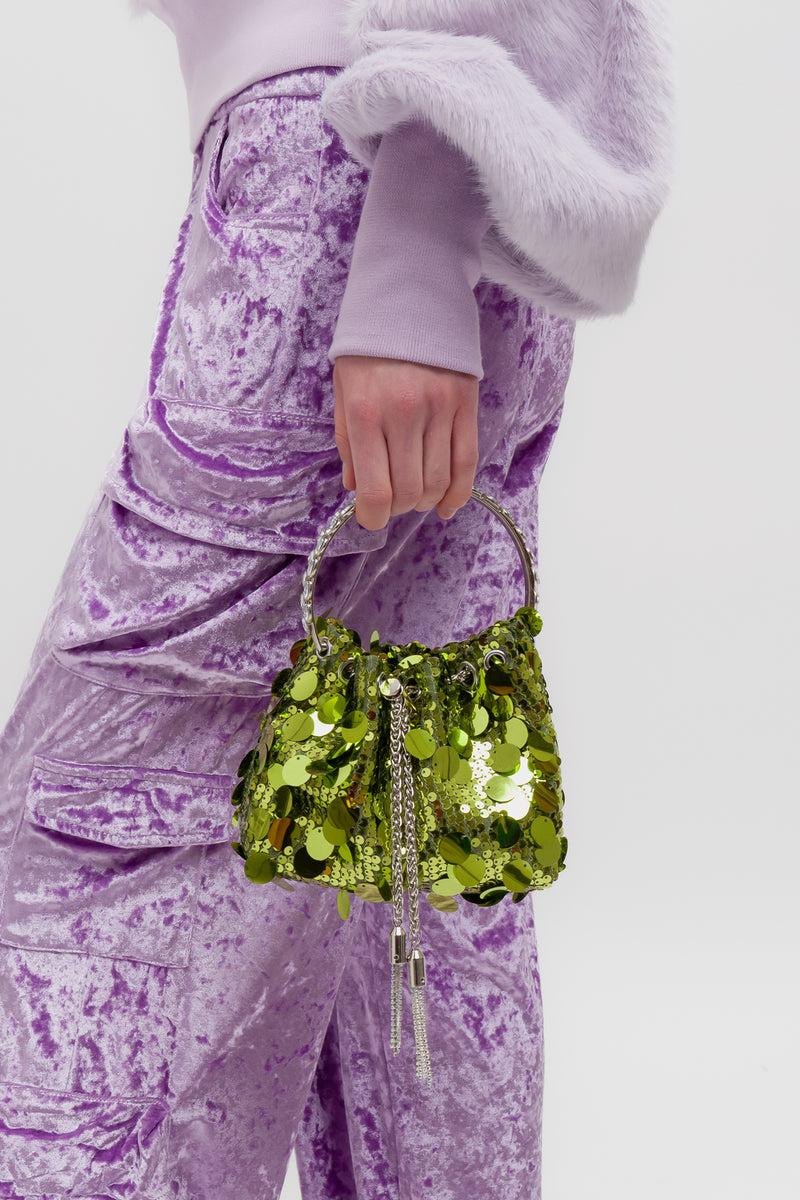 Weili zheng Borsa gioiello con paillettes Qualità