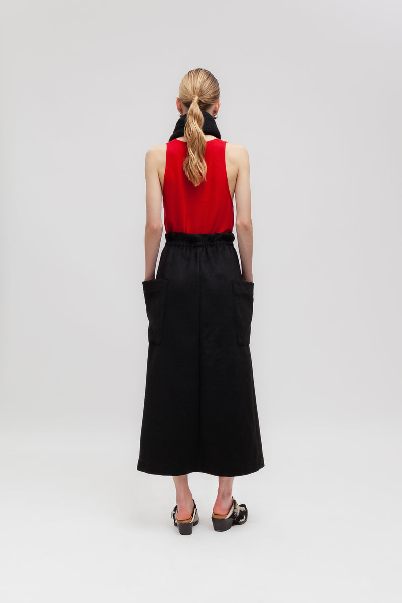 Weili zheng Gonna in panno con tasche applicate Outlet