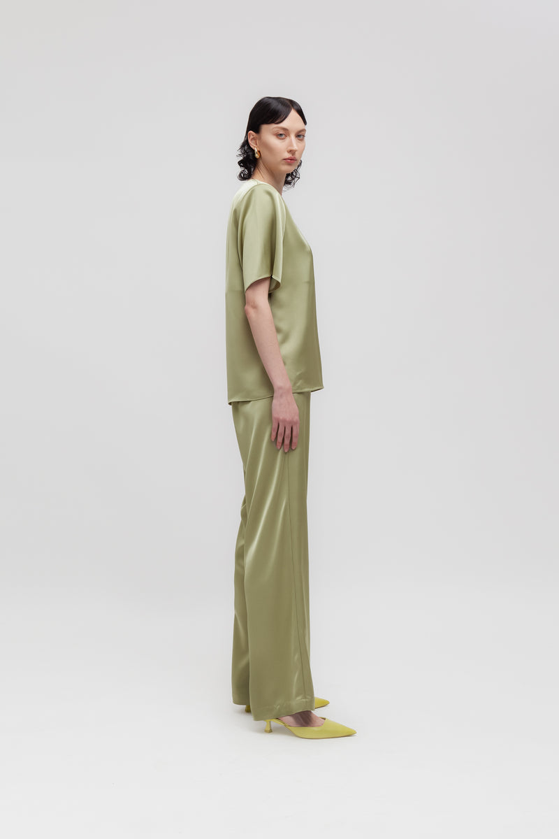 Weili zheng T-shirt in satin Vendite Flash