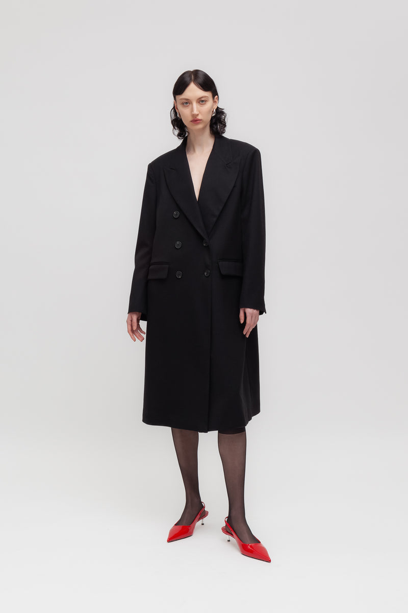 Weili zheng Cappotto in gabardina con ricamo drago Acquista Ora