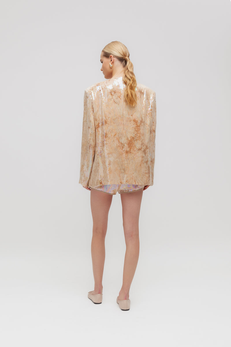 Weili zheng Blazer monopetto in paillettes Consegna Veloce