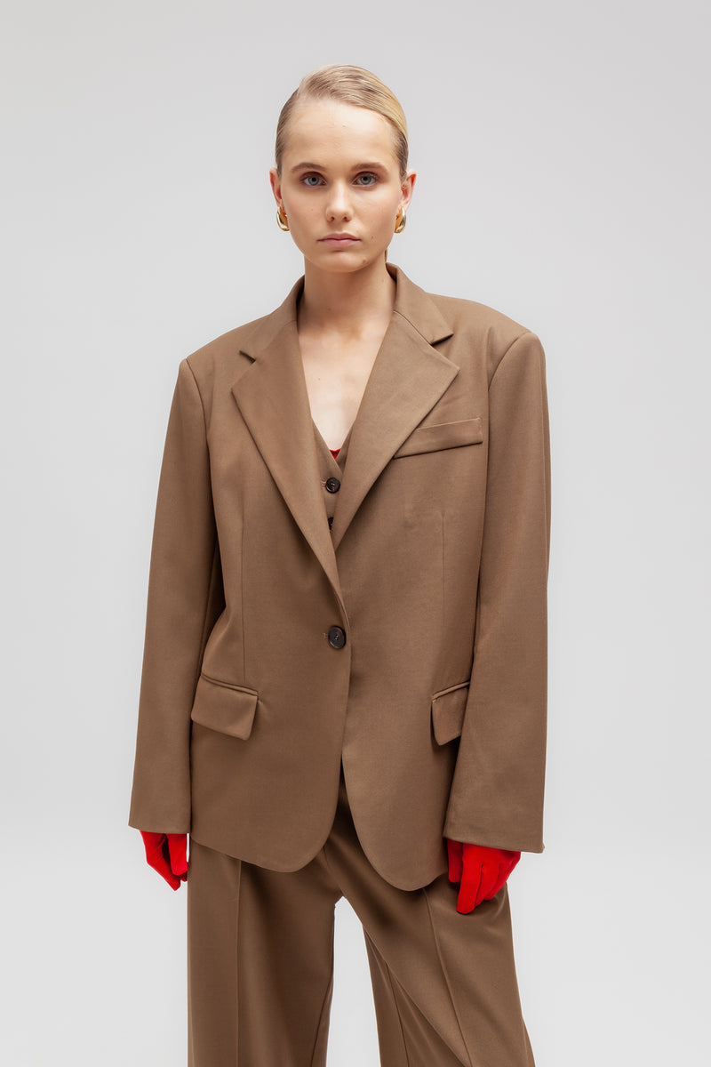Weili zheng Blazer manfit in gabardina Promozione Limitata