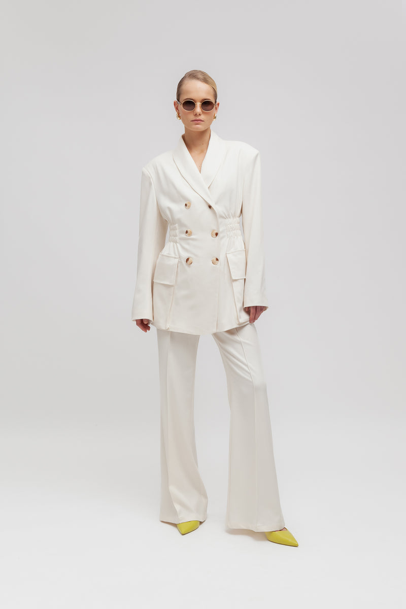 Weili zheng Blazer moda con vita arricciata Fino Al -60%