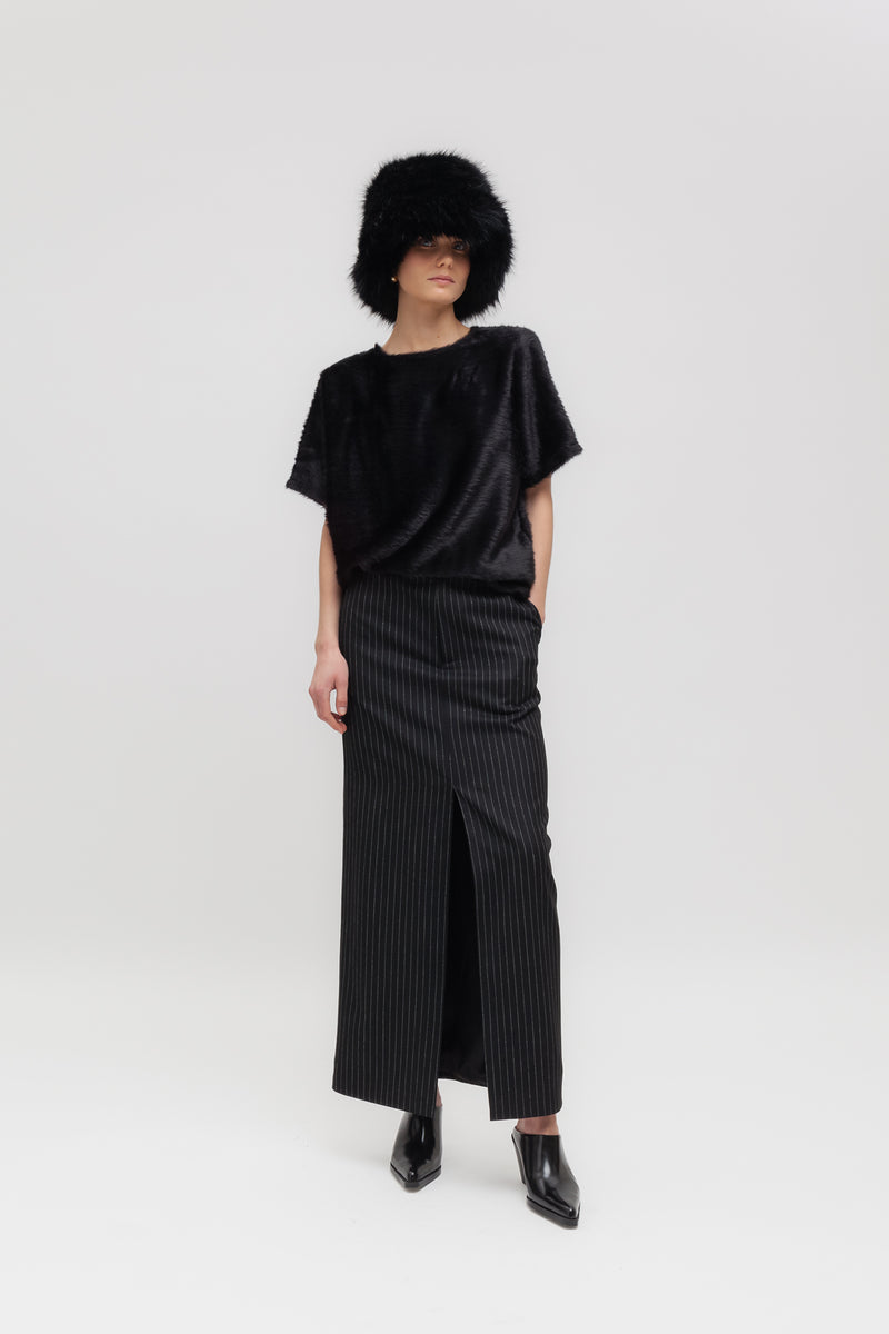 Weili zheng T-shirt in tessuto furry Italia