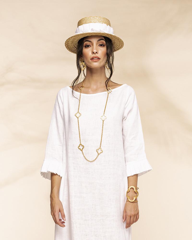 Y'am Capri Y'AM logo long necklace/ belt chain (114 cm) Italia