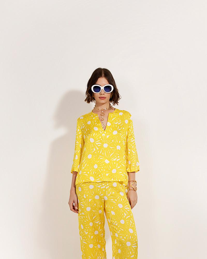 Y'am Capri Olivia shirt Presa