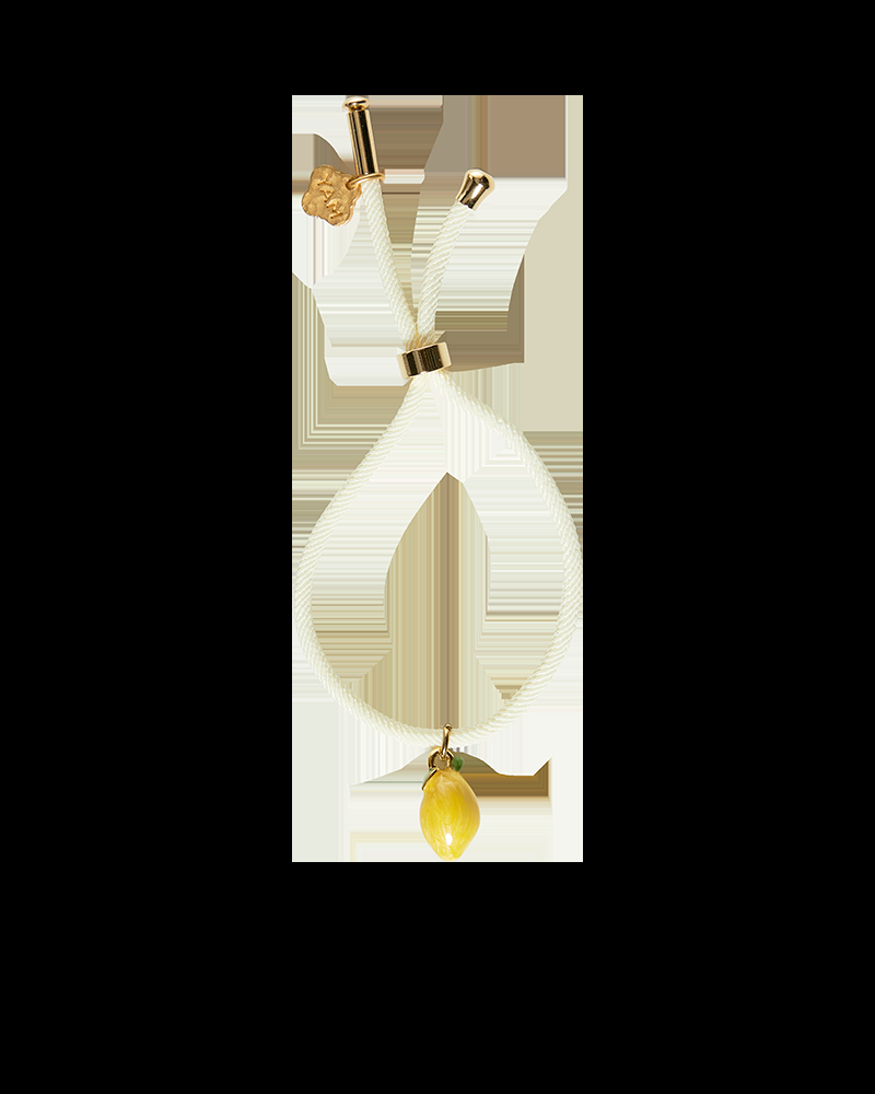 Y'am Capri Lemon cream bracelet Outlet