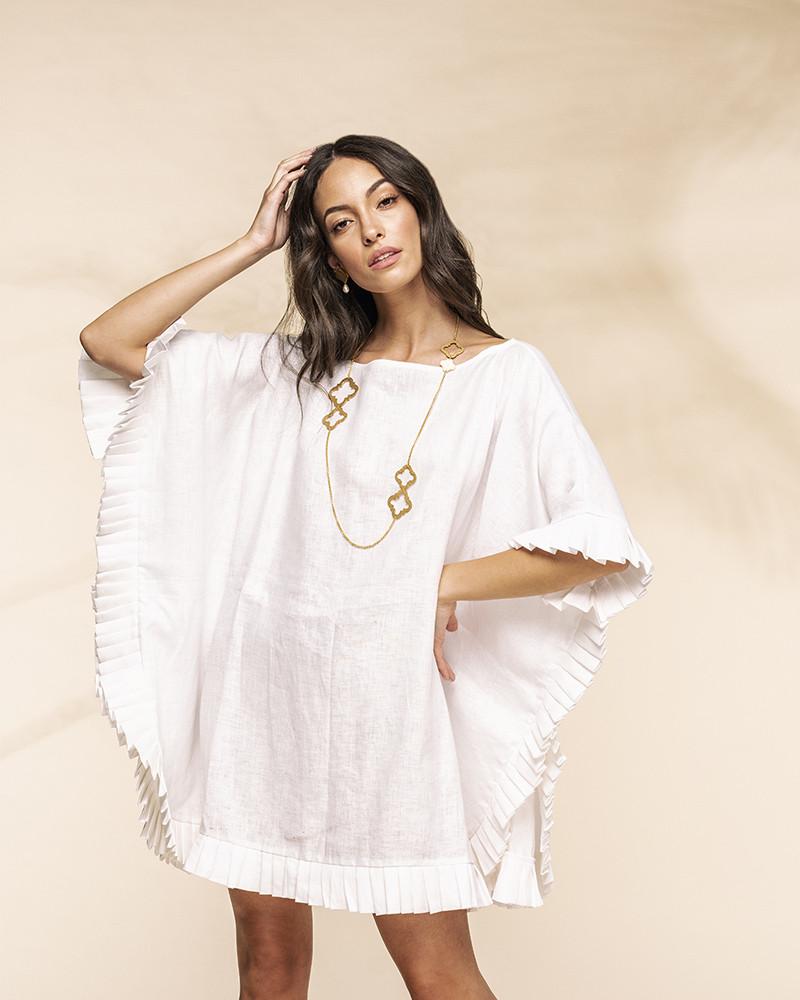 Y'am Capri Mariù Poncho Dress In Vendita
