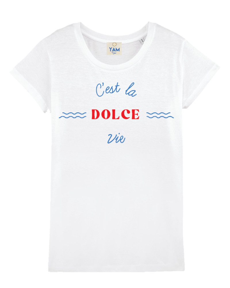 Y'am Capri "C'est la DOLCE vie" T-shirt (Donna) Offerte