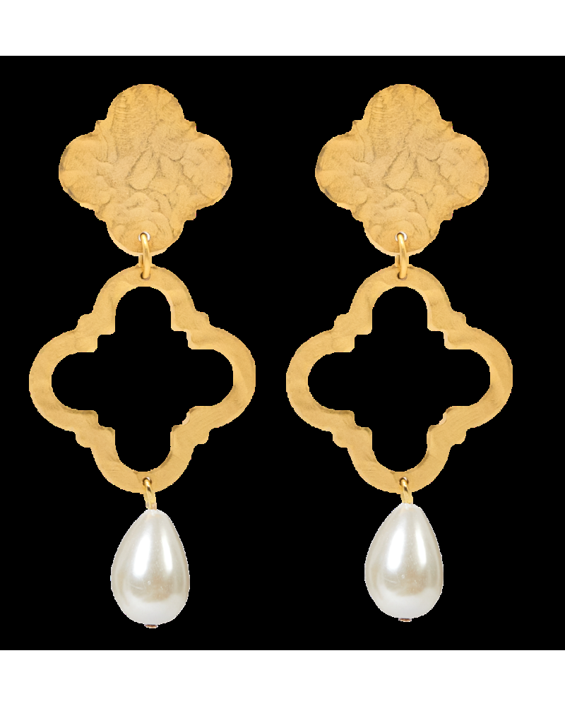 Y'am Capri Y'AM Earrings medium size with pearl Saldi