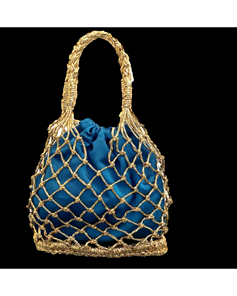 Y'am Capri Helenuccia Bag + un sacchetto colorato Nuova