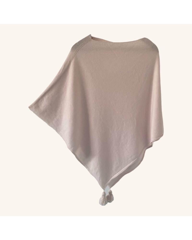 Y'am Capri Poncho Capri Cashmere merino wool and silk In Linea