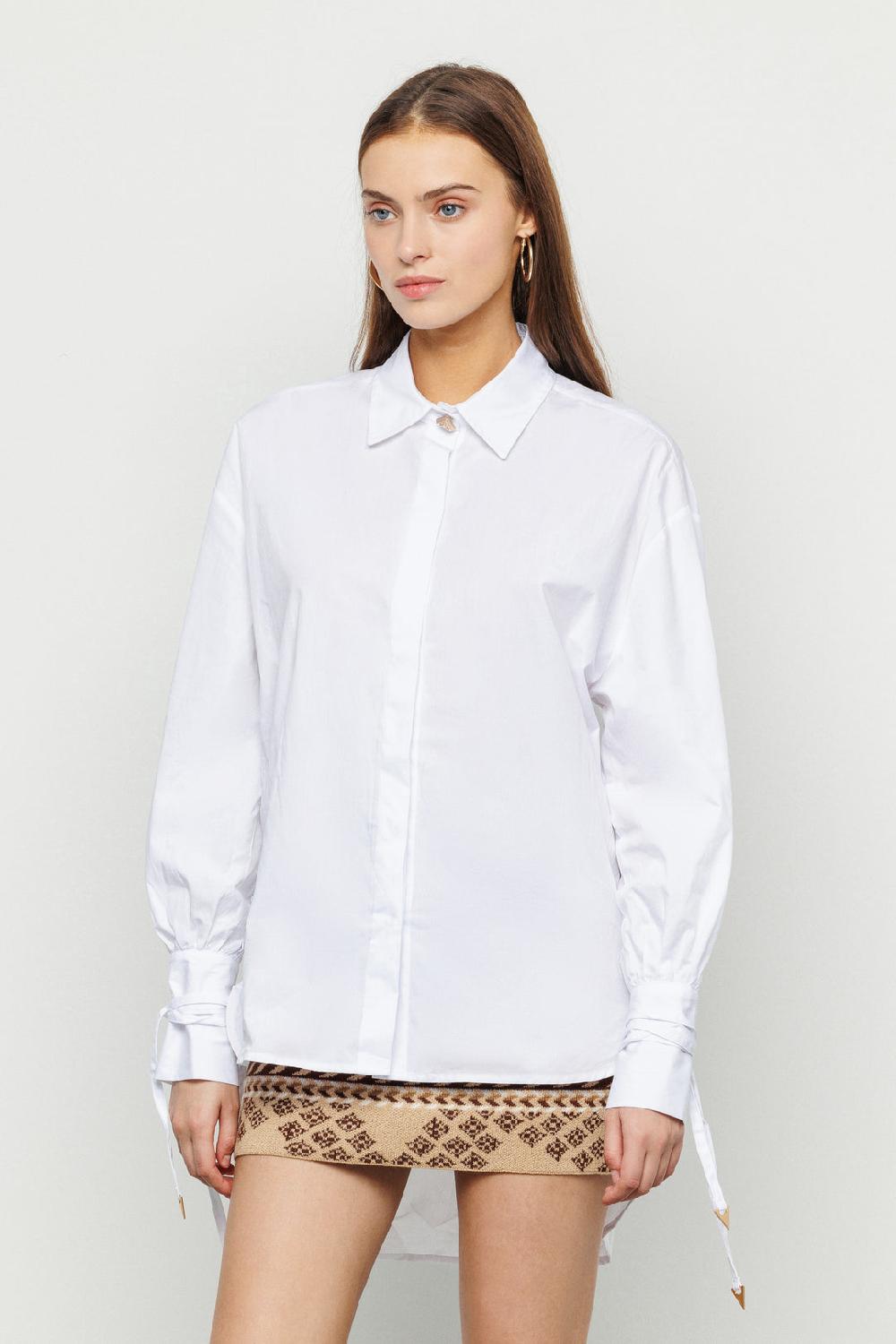 Akep CAMICIA OVERSIZE AKEP CON LACCETTI AI POLSI Outlet
