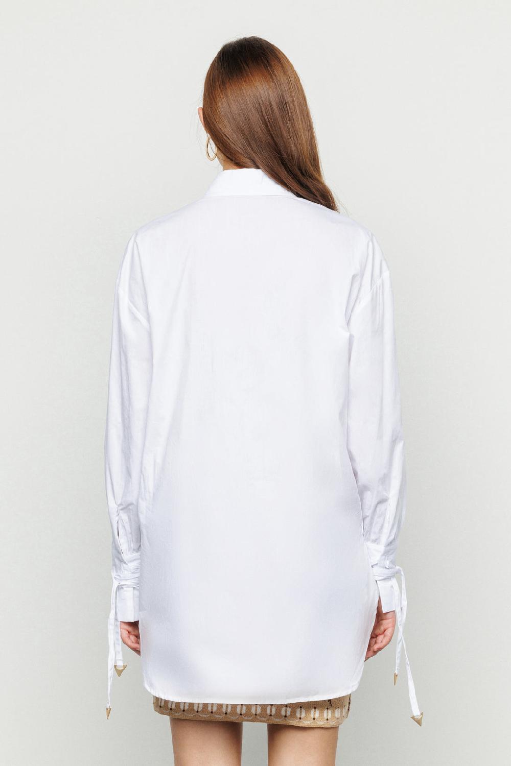 Akep CAMICIA OVERSIZE AKEP CON LACCETTI AI POLSI Outlet
