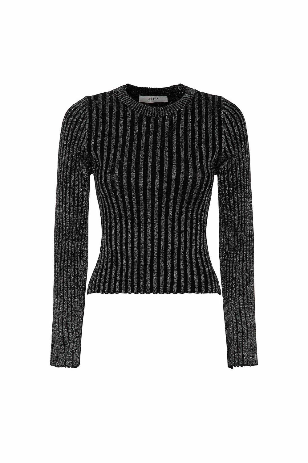 Akep MAGLIA AKEP A GIROCOLLO IN LUREX VANISE' Hotsell