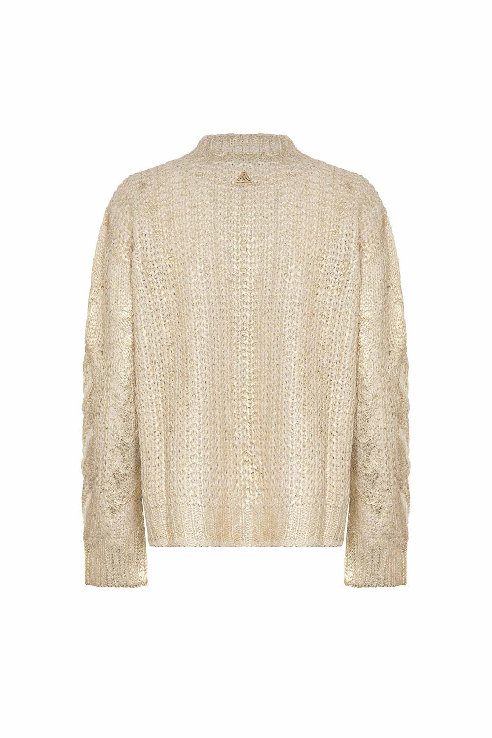 Akep PULLOVER AKEP SCOLLO A V CON PLACCATURA METAL 2025