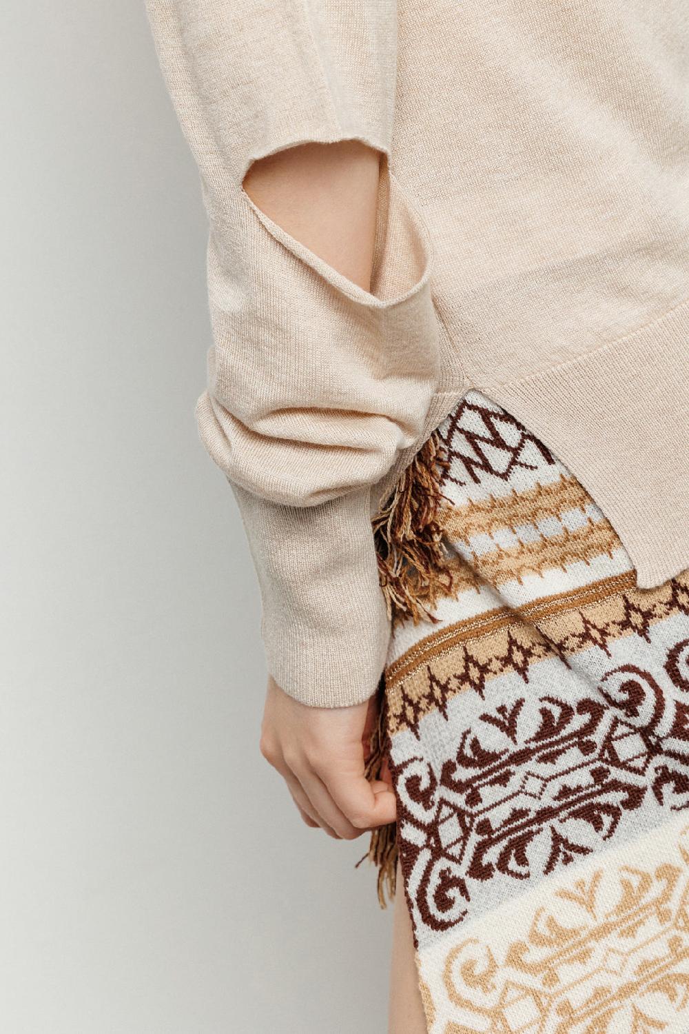 Akep MAGLIA CUT OUT AKEP CON SCOLLO A V Shopping Online