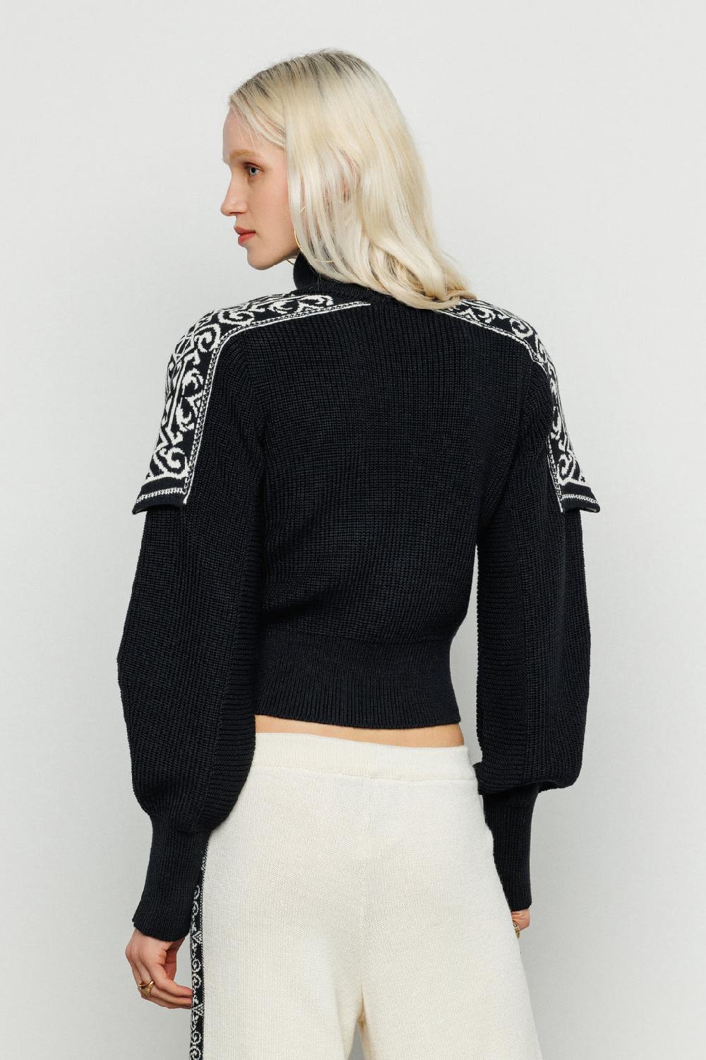 Akep MAXIPULL AKEP CON SPALLINE JACQUARD In Vendita