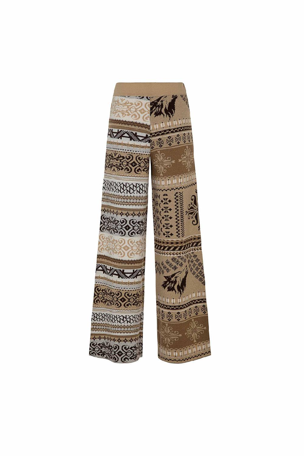 Akep PANTALONE AKEP IN MAGLIA JACQUARD Moda