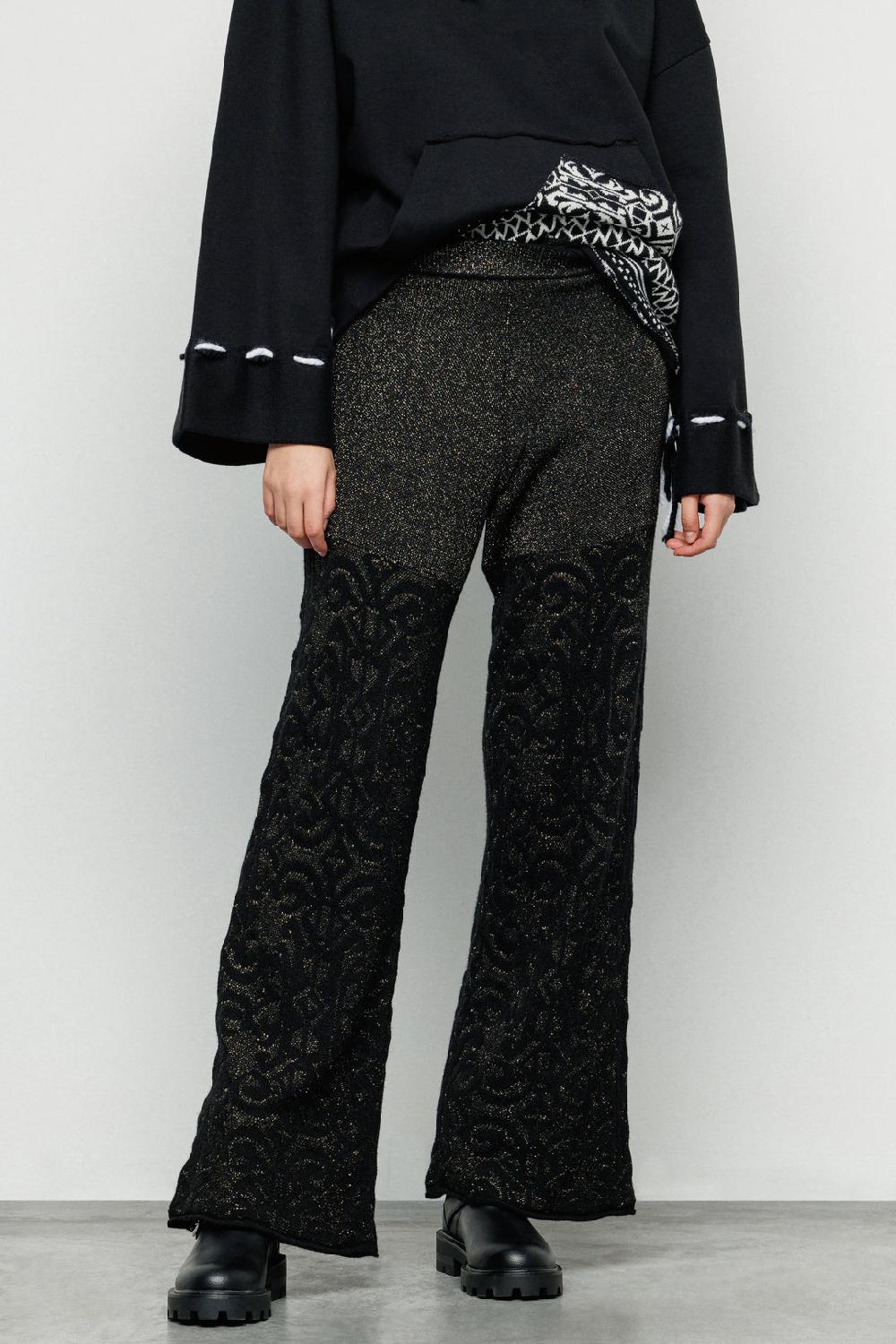 Akep PANTALONE AKEP IN MAGLIA LUREX 2025