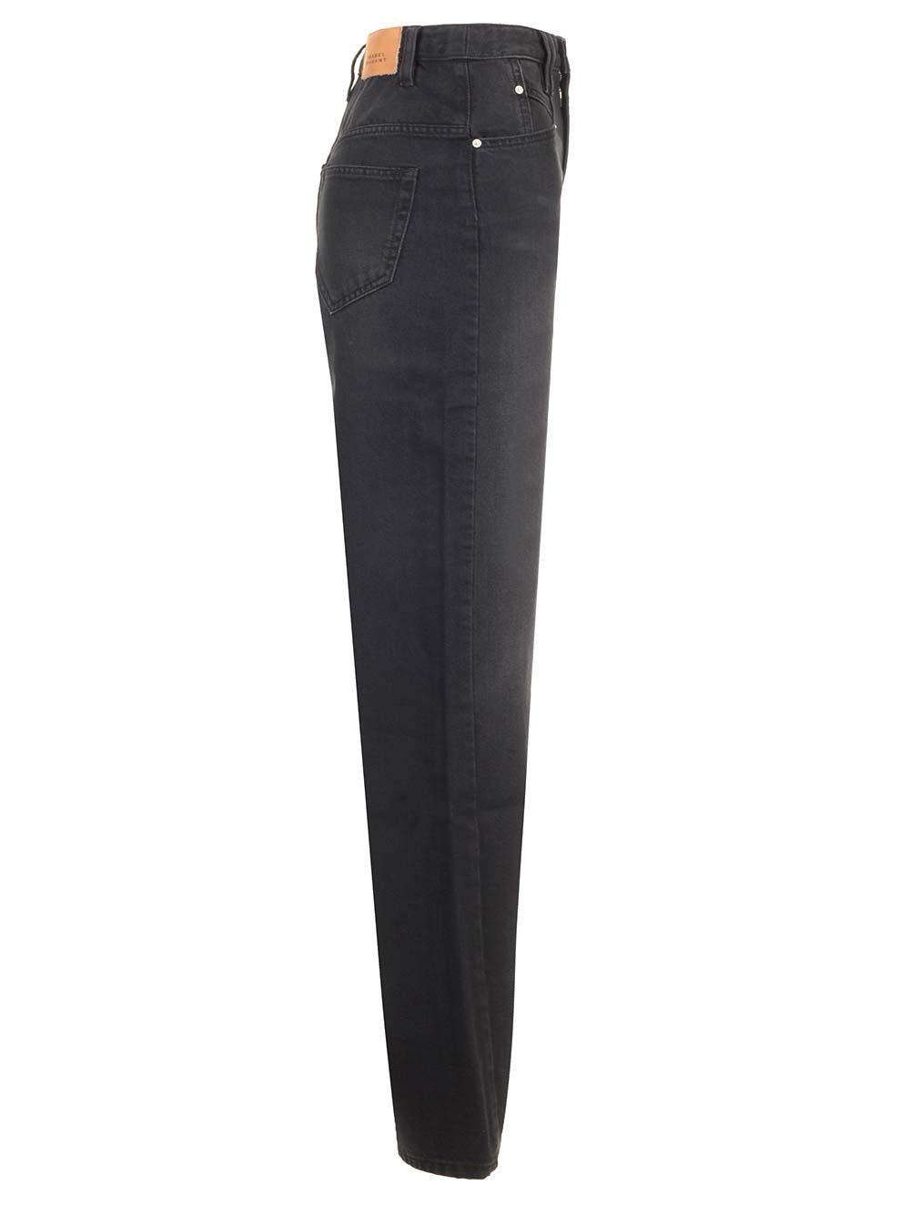 Al Duca D'Aosta Isabel Marant Jeans vita alta "Lemony" Outlet