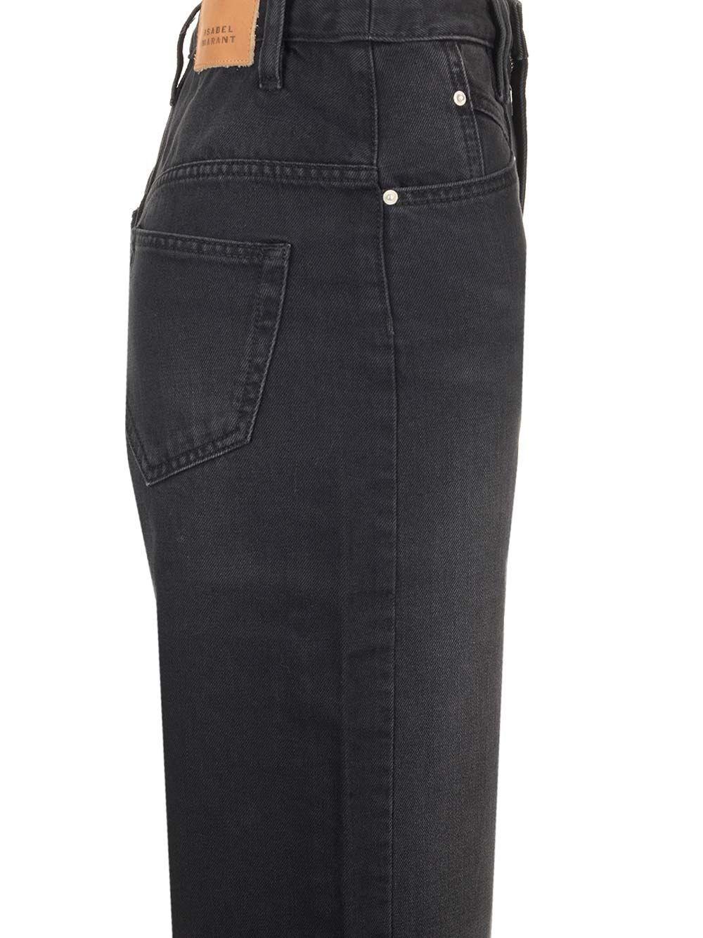 Al Duca D'Aosta Isabel Marant Jeans vita alta "Lemony" Outlet