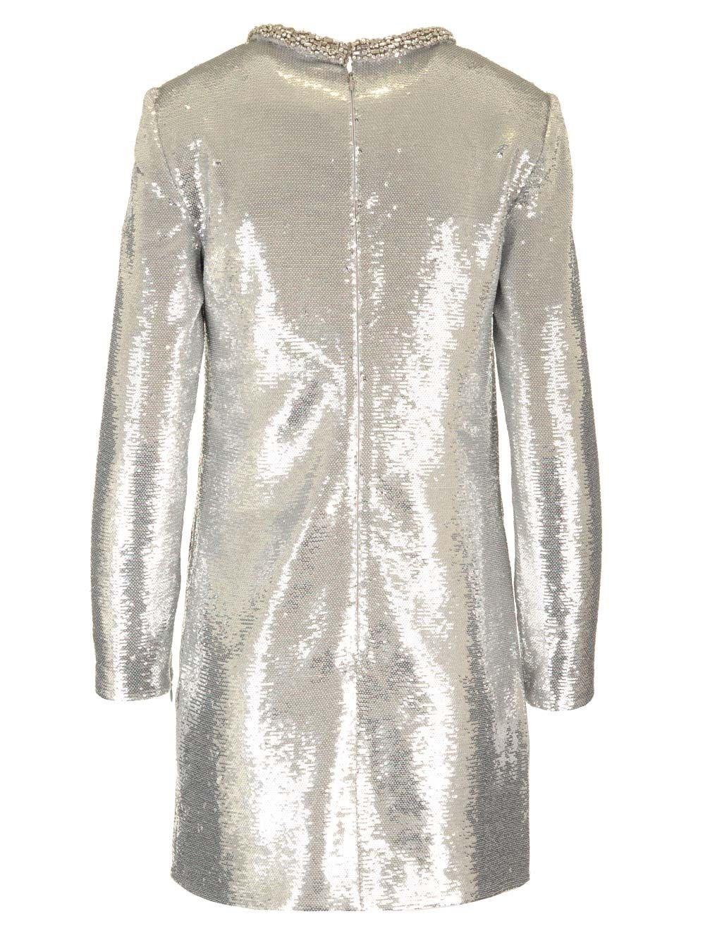 Al Duca D'Aosta Roland Mouret Miniabito a maniche lunghe con paillettes Spedizione Gratuita