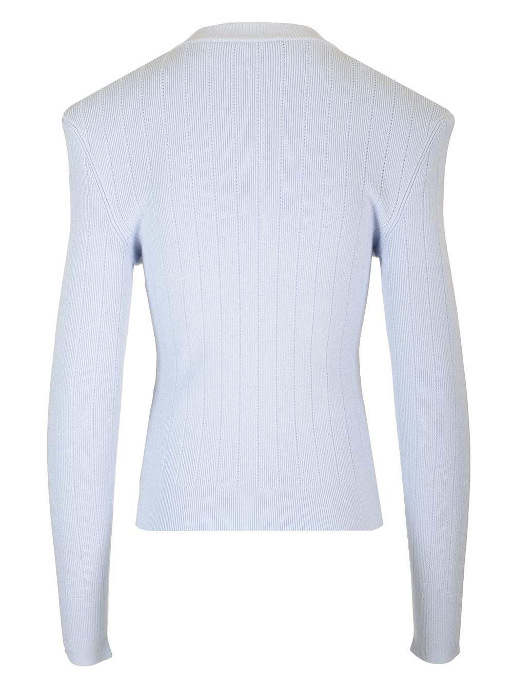 Al Duca D'Aosta Balmain BUTTON-TRIMMED TURTLENECK SWEATER Negozi Online