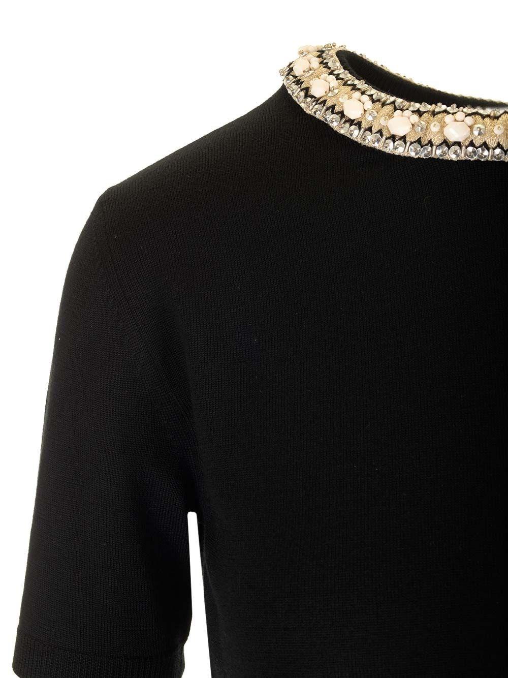 Al Duca D'Aosta Valentino Garavani Maglia in lana ricamata Sconto