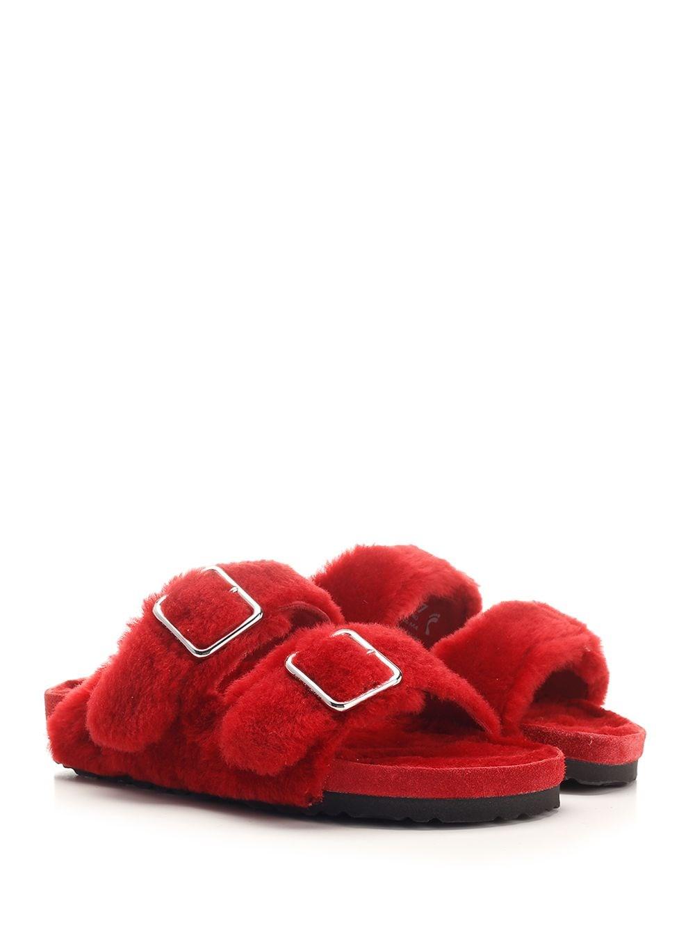 Al Duca D'Aosta Birkenstock 1774 Sandalo "Arizona" in shearling In Linea