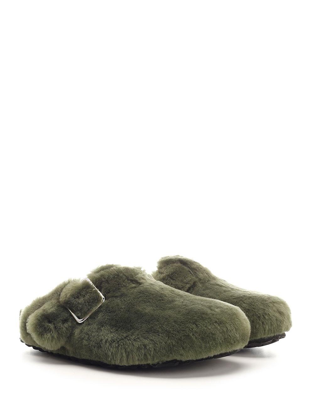 Al Duca D'Aosta Birkenstock 1774 Sabot "Boston" in shearling Nuovo