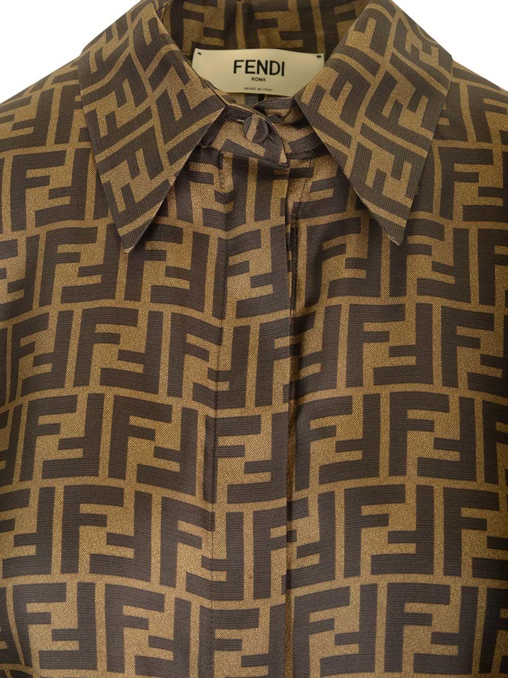 Al Duca D'Aosta Fendi Camicia corta in twill Novità