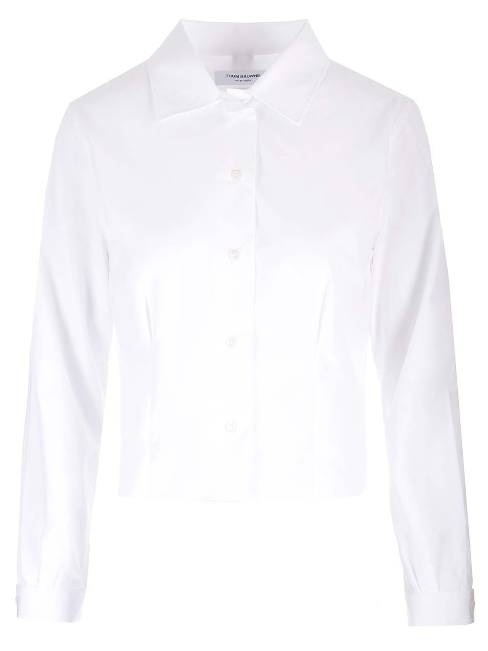 Al Duca D'Aosta Thom Browne Camicia corta in popeline Outlet