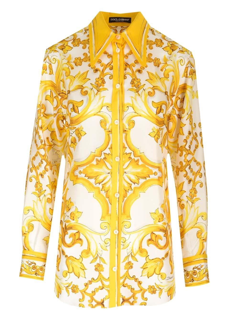Al Duca D'Aosta Dolce & Gabbana Camicia in twill di seta Italia