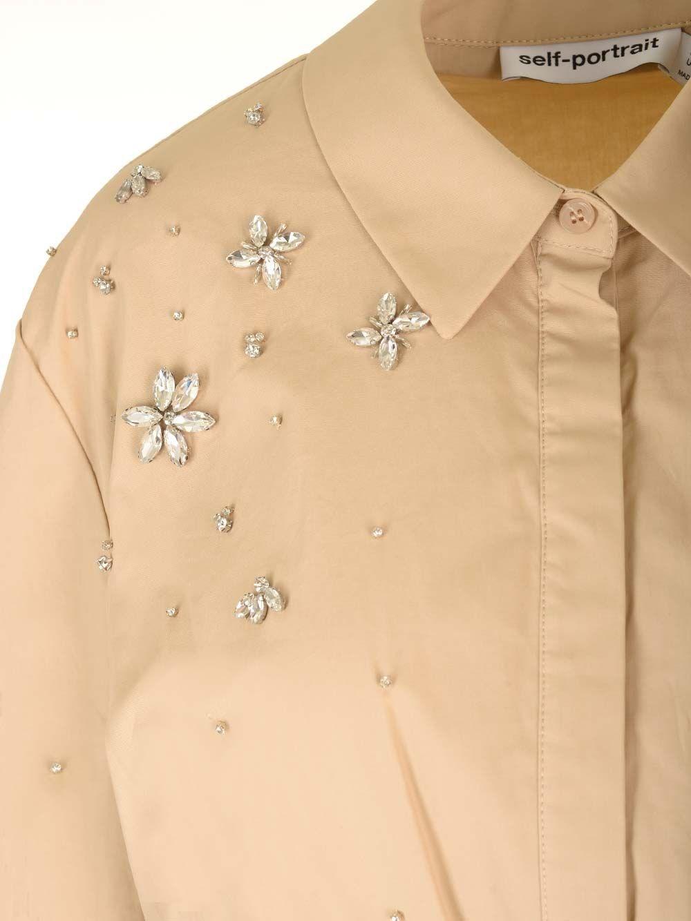 Al Duca D'Aosta Self-portrait Camicia corta in popeline 2025