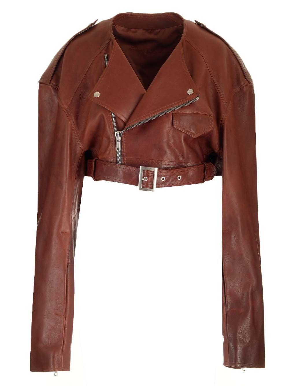 Al Duca D'Aosta Rick Owens Giacca biker corta Shopping Online