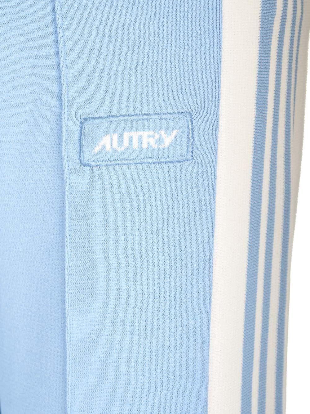 Al Duca D'Aosta Autry Pantaloni in viscosa azzurri Offerta
