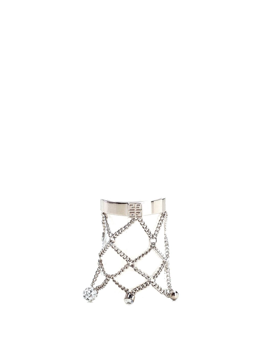 Al Duca D'Aosta Givenchy Anello Pearling con perle e cristalli