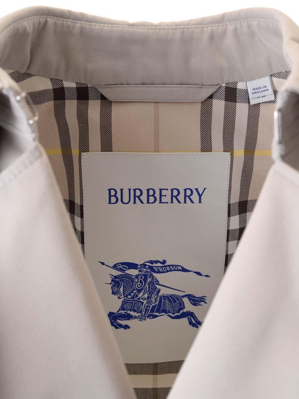 Al Duca D'Aosta Burberry Trench medio in misto cotone Hotsell