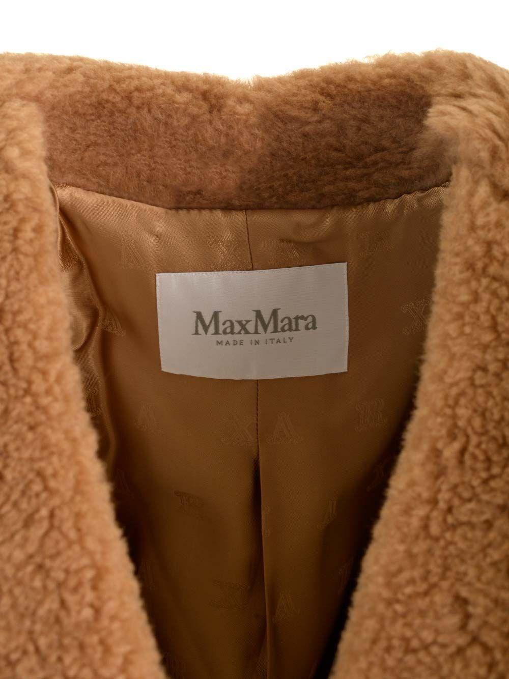 Al Duca D'Aosta Max Mara LOOK 24 - GARDONE TEDDY BIKER SILK CAMEL Negozio