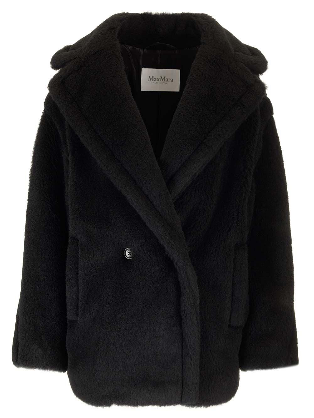 Al Duca D'Aosta Max Mara Cappotto in tessuto Teddy In Saldo