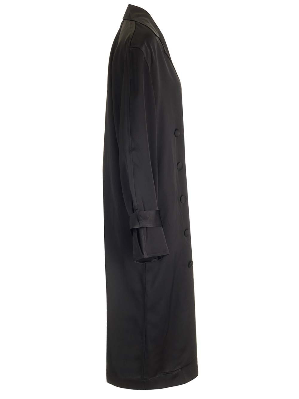 Al Duca D'Aosta Toteme Trench in satin Nuova