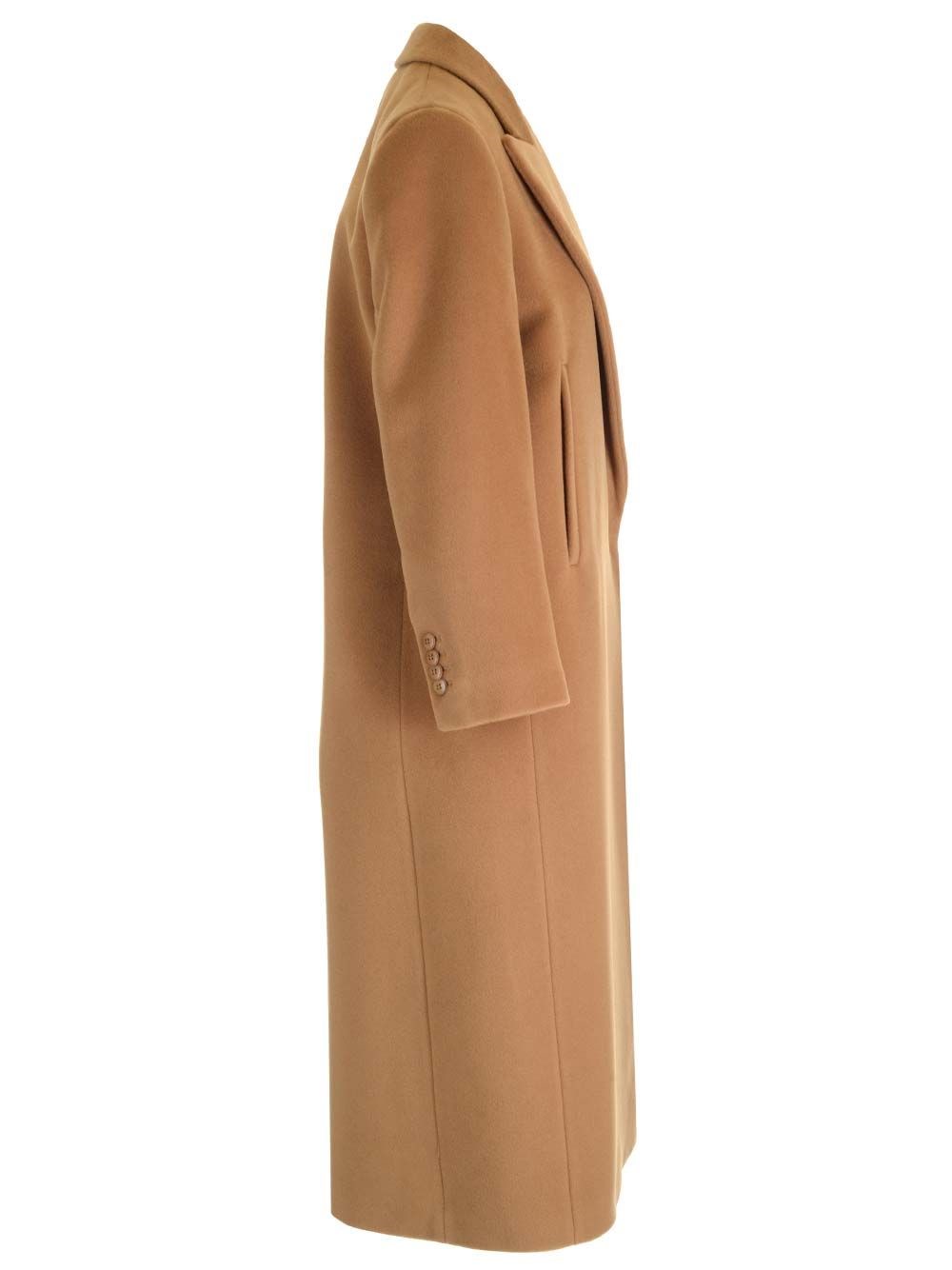 Al Duca D'Aosta Studio Max Mara Cappotto lungo doppiopetto in pura lana Consegna Veloce
