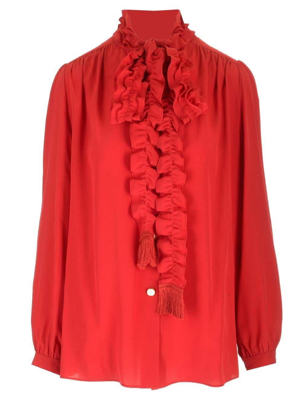 Al Duca D'Aosta Valentino Garavani Camicia in crepe de chine