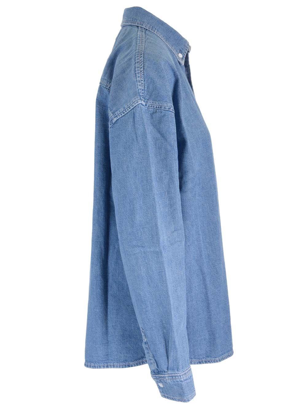 Al Duca D'Aosta Frame X Ritz Camicia in denim Vendita Calda