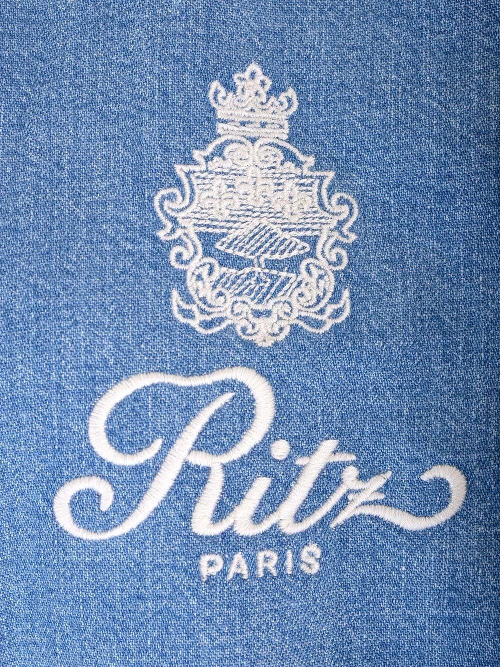 Al Duca D'Aosta Frame X Ritz Camicia in denim Vendita Calda